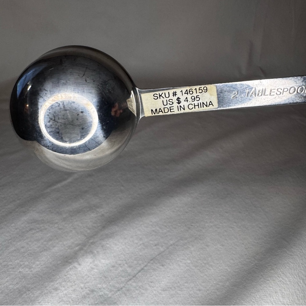 Starbucks Silver Stainless Steel Coffee Scoop with Black Handle - Picture 4 of 6